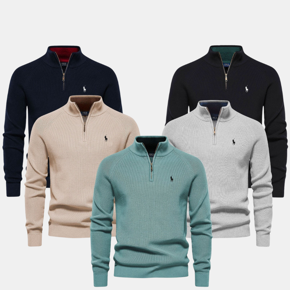 R&L Zip-Neck Jumper (Clearance Sale) - Limited Stock