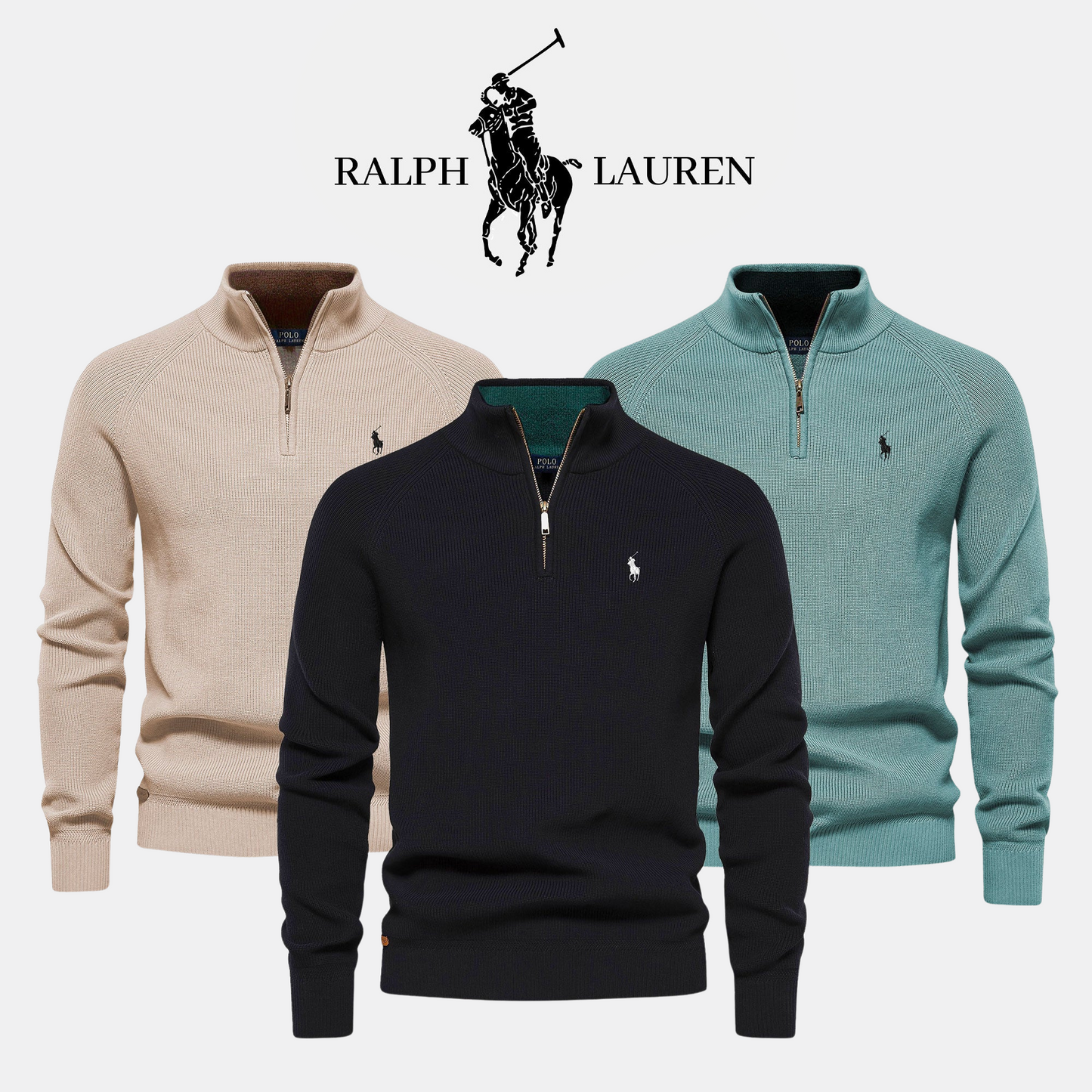 R&L Zip-Neck Jumper (Clearance Sale) - Limited Stock