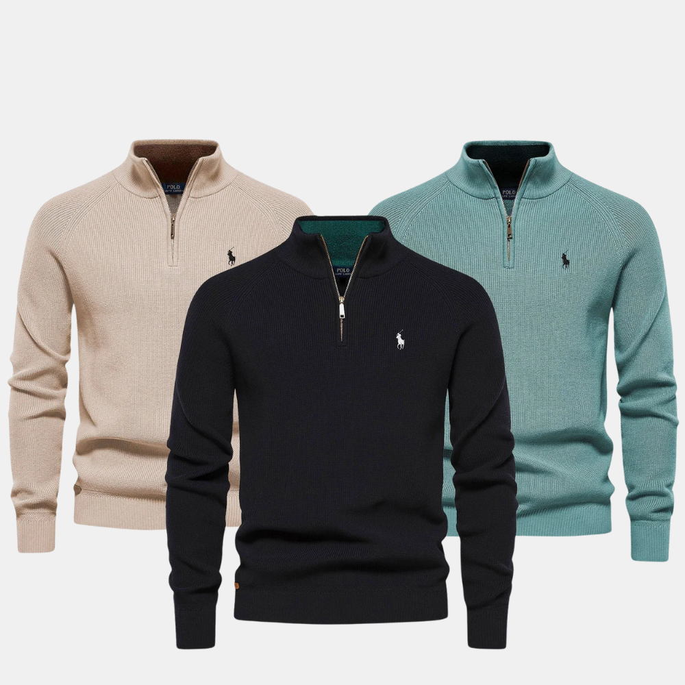 R&L Zip-Neck Jumper (Clearance Sale) - Limited Stock
