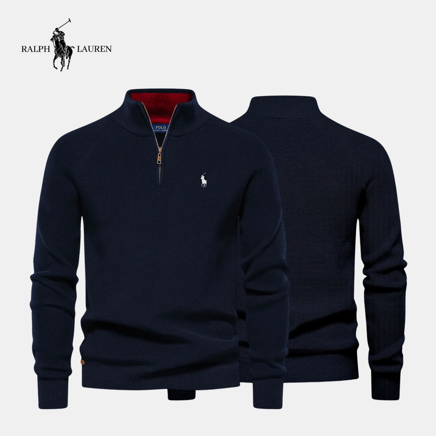 R&L Zip-Neck Jumper (Clearance Sale) - Limited Stock