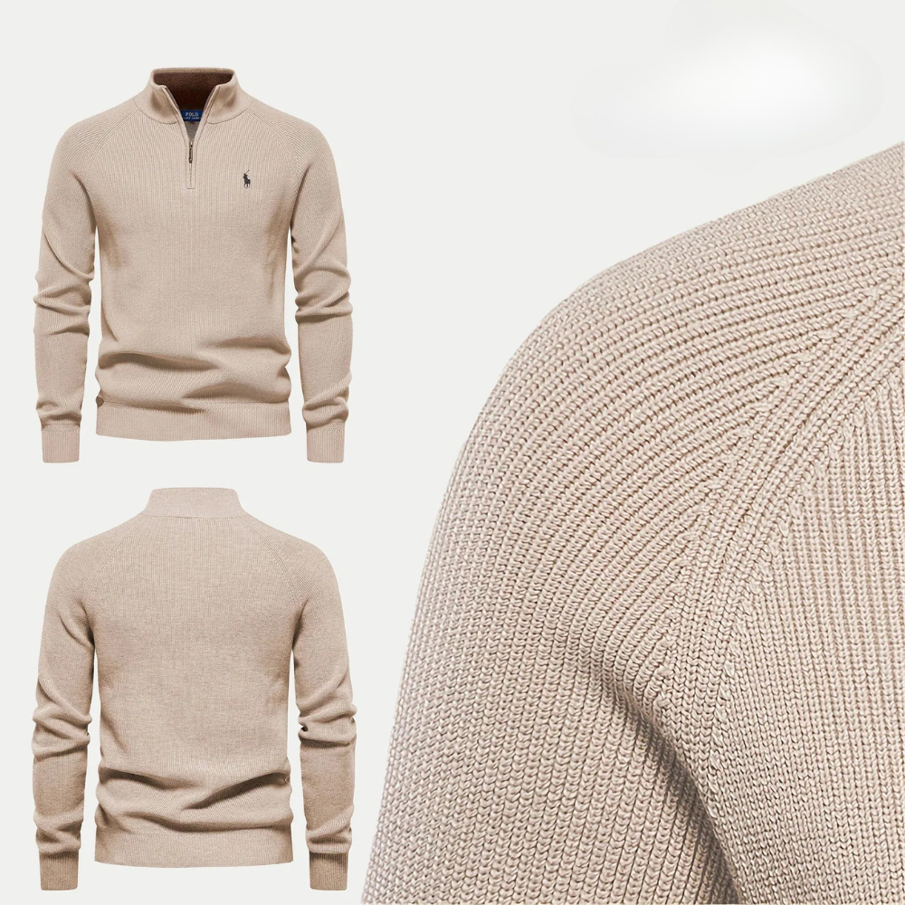 R&L Zip-Neck Jumper (Clearance Sale) - Limited Stock
