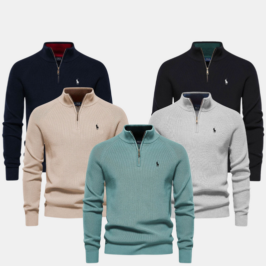 R&L Zip-Neck Jumper (Clearance Sale) - Limited Stock